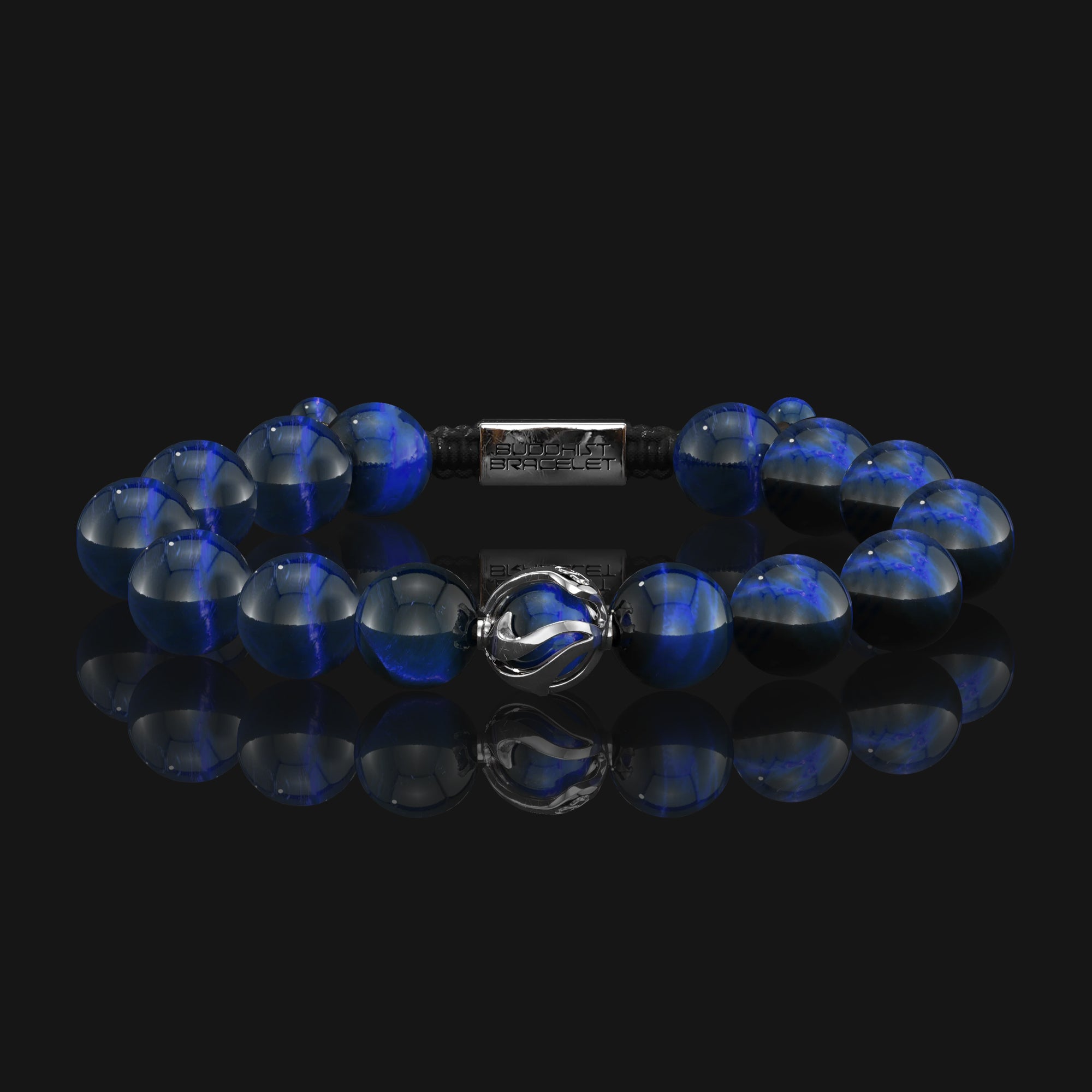 Blue Tiger Eye Wave Bracelet