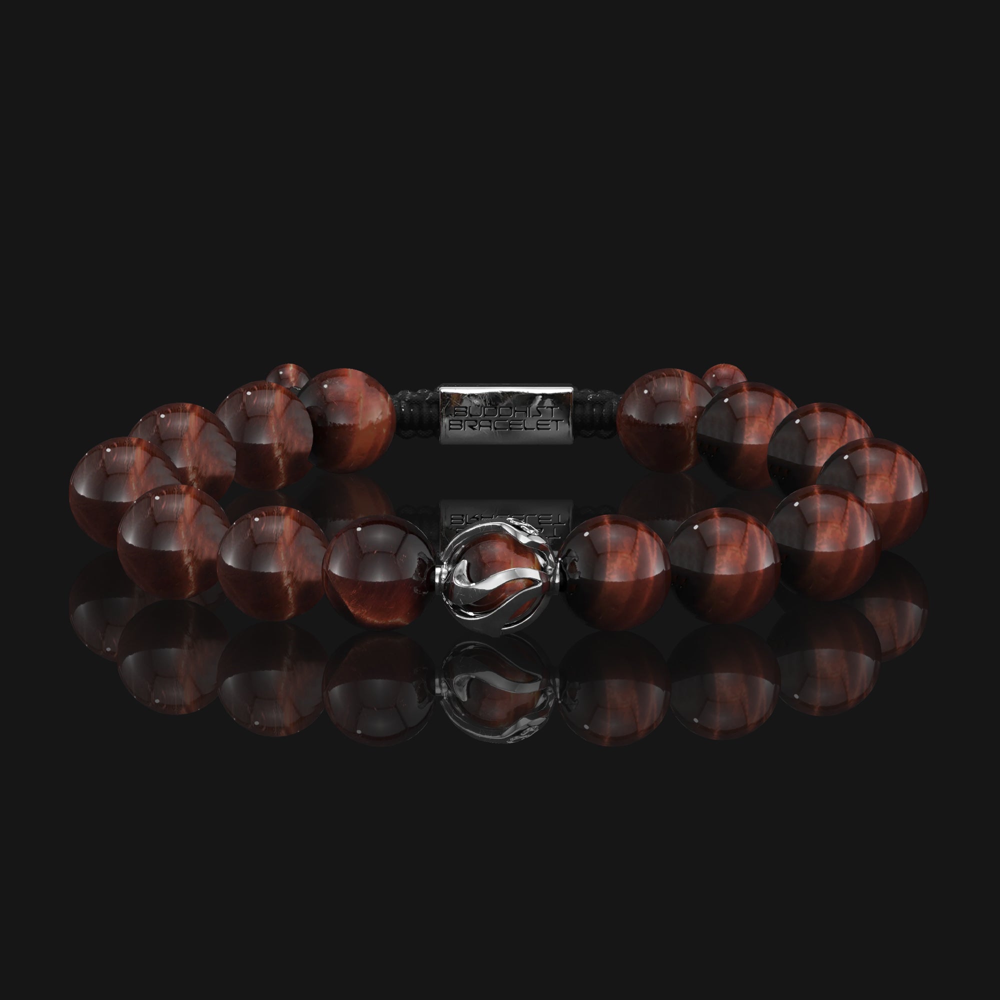 Red Tiger Eye Wave Bracelet