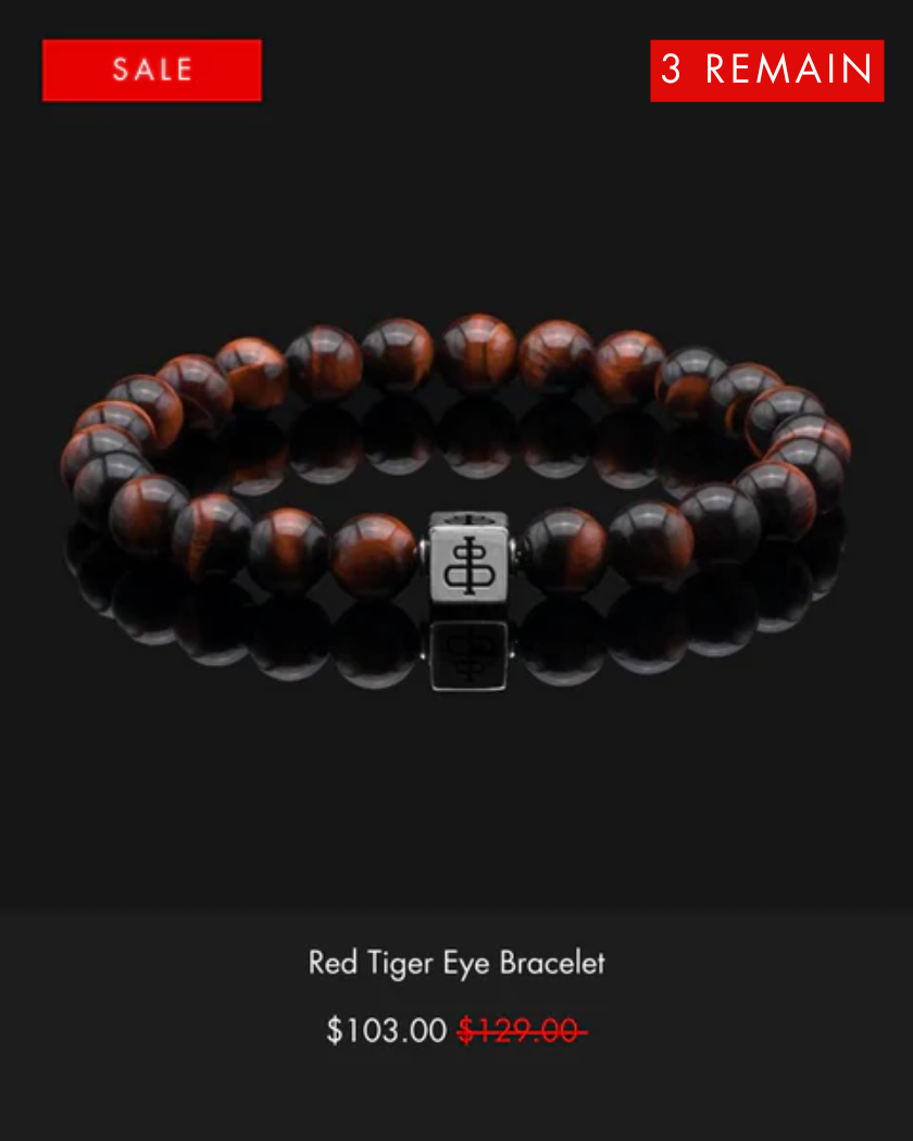 Red_Tiger_Eye_Bracelet Buddhist Bracelet