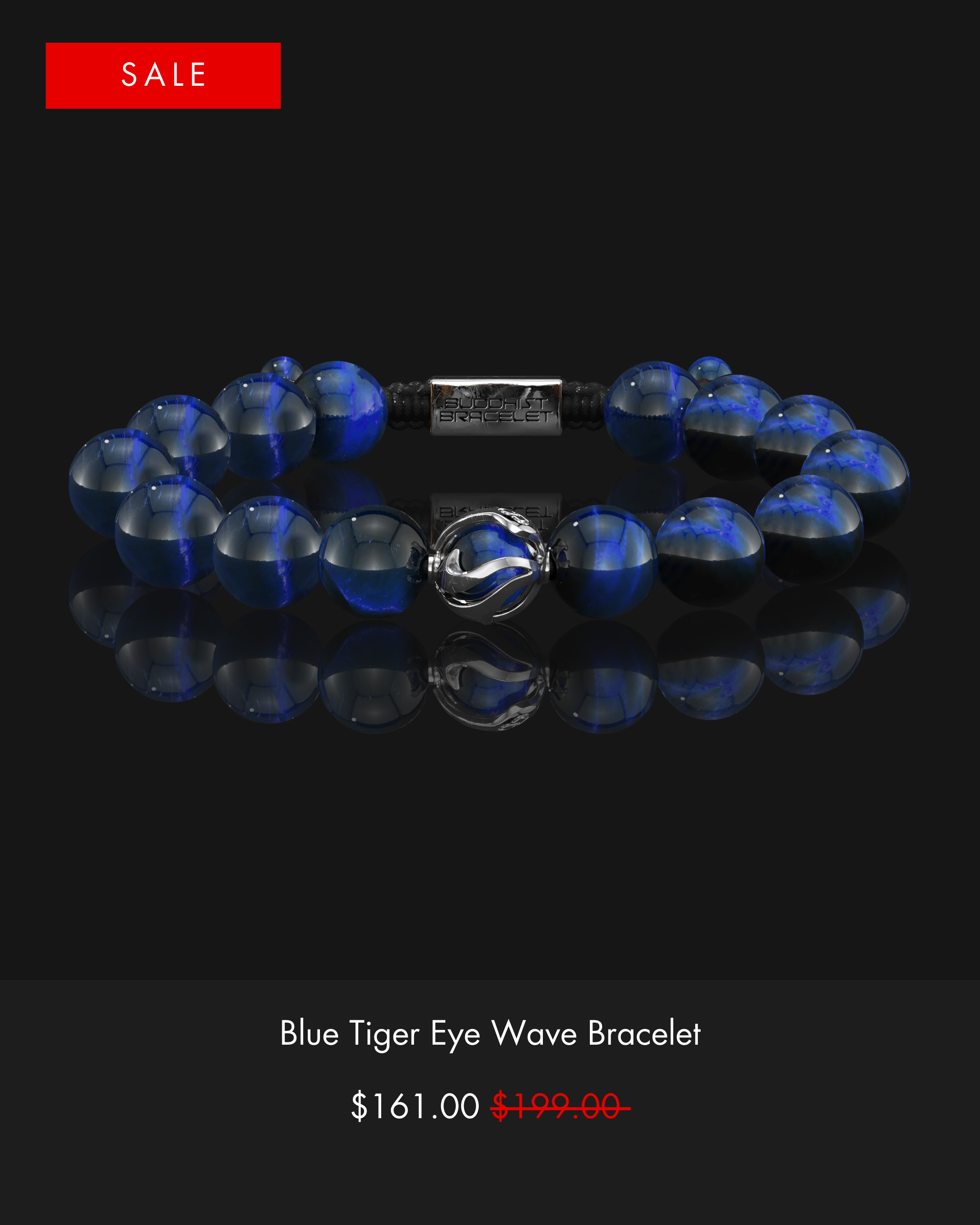 Blue Tiger Eye Wave Bracelet 2