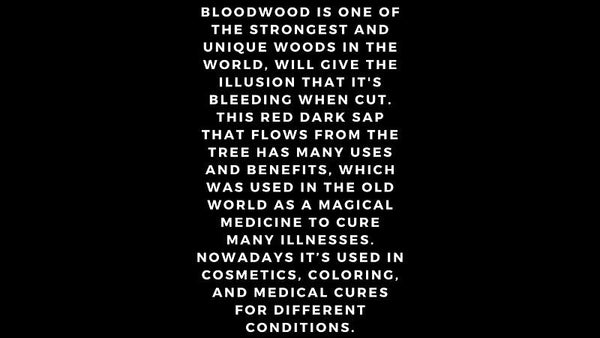 Bloodwood bracelet 