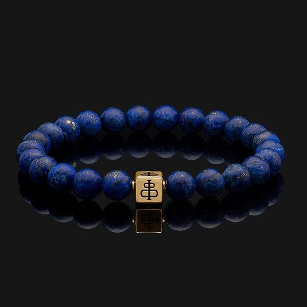 Unisex Men's Lapis Lazuli Lava Bracelet - Keahilani– ke aloha jewelry