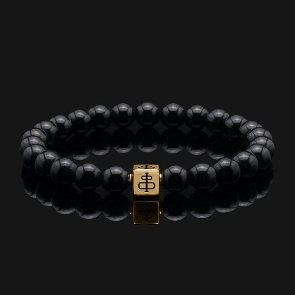 Onyx Bead Bracelet