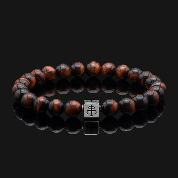 Buy Trio Bracelet Man Tiger Eye Beads, Wooden Beads and Braided Bracelet /  Boho Surf Online in India - Etsy