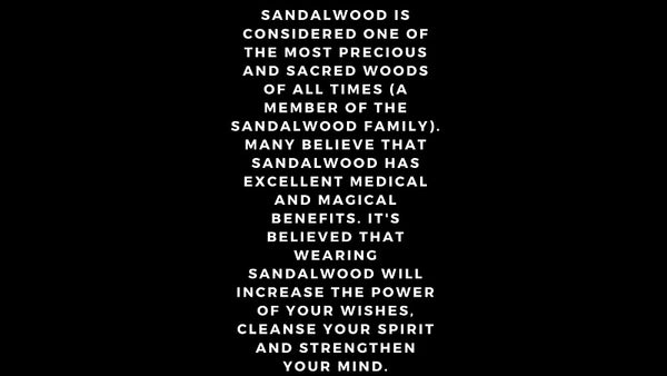 Sandalwood bracelet