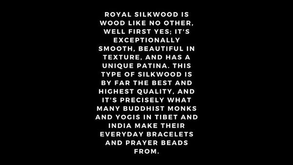Royal Silkwood aura bracelet